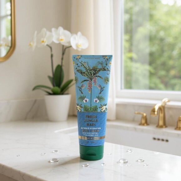 Fresh Jungle Rain body cream With Shea Butter from Bath & Body works - Picture 2 of 4